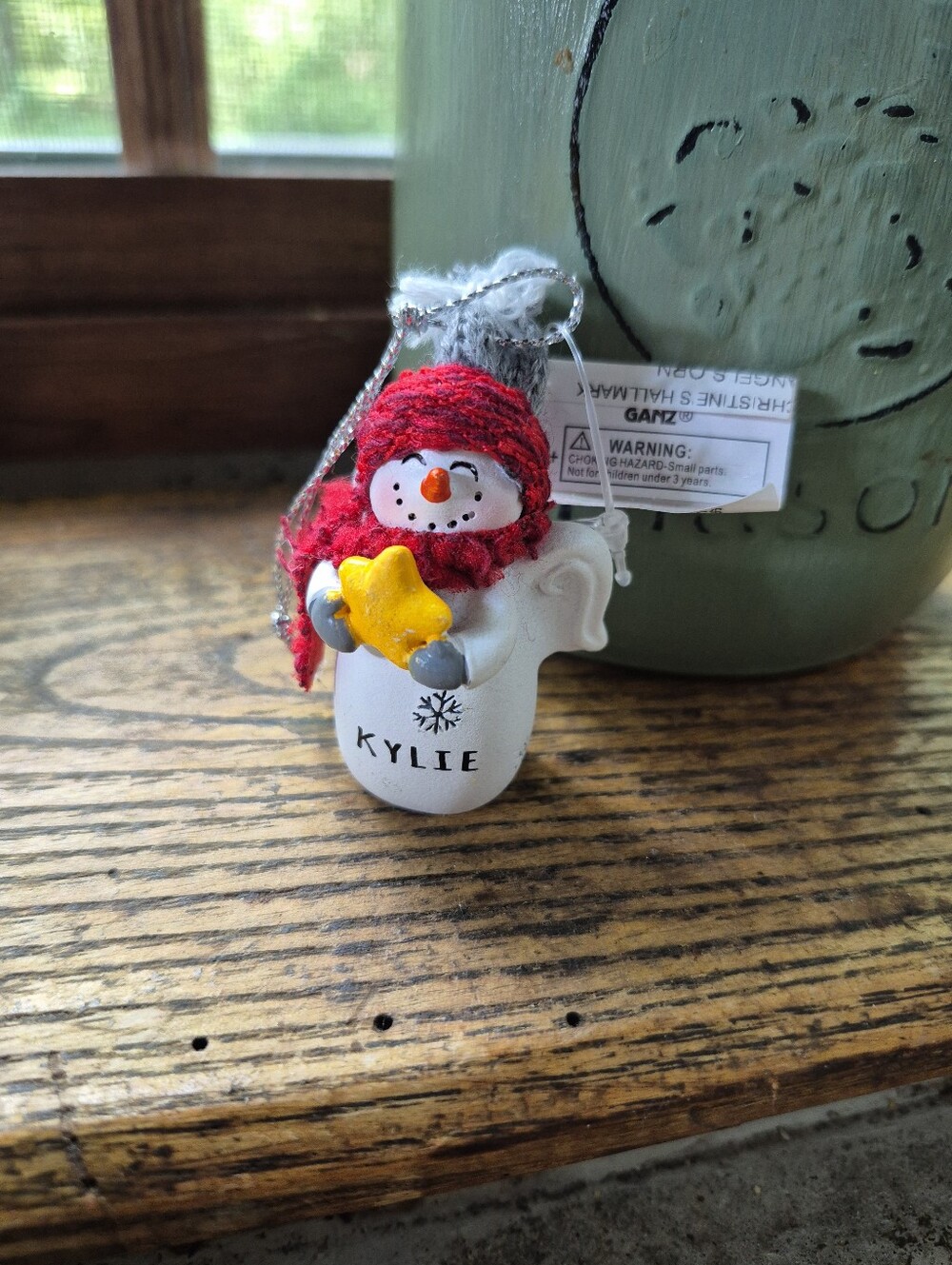 🌿5/$25 New Kylie Name Ganz Christmas Snowman Ornament